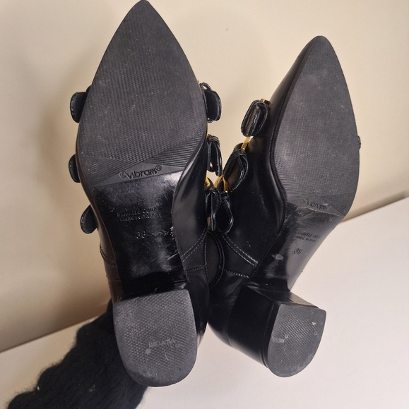 Laurence Dacade Paris Buckle Low Ankle Slip On Chelsea Style Boot EU 36 US 6 - Picture 6 of 11